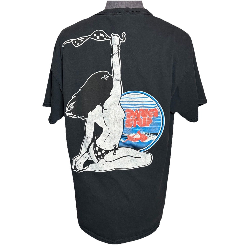 Parker‎ Strip Arizona Racing Tee Pin Up Graphic Retro Distressed C42"